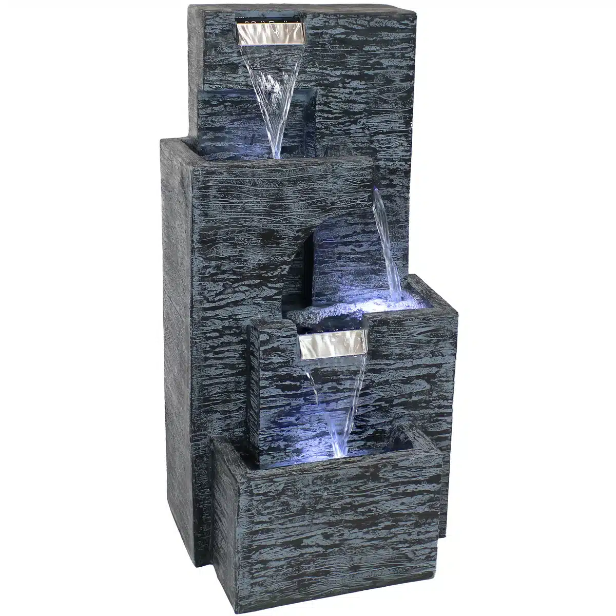 Contemporary Cascading Tower Water Fountain