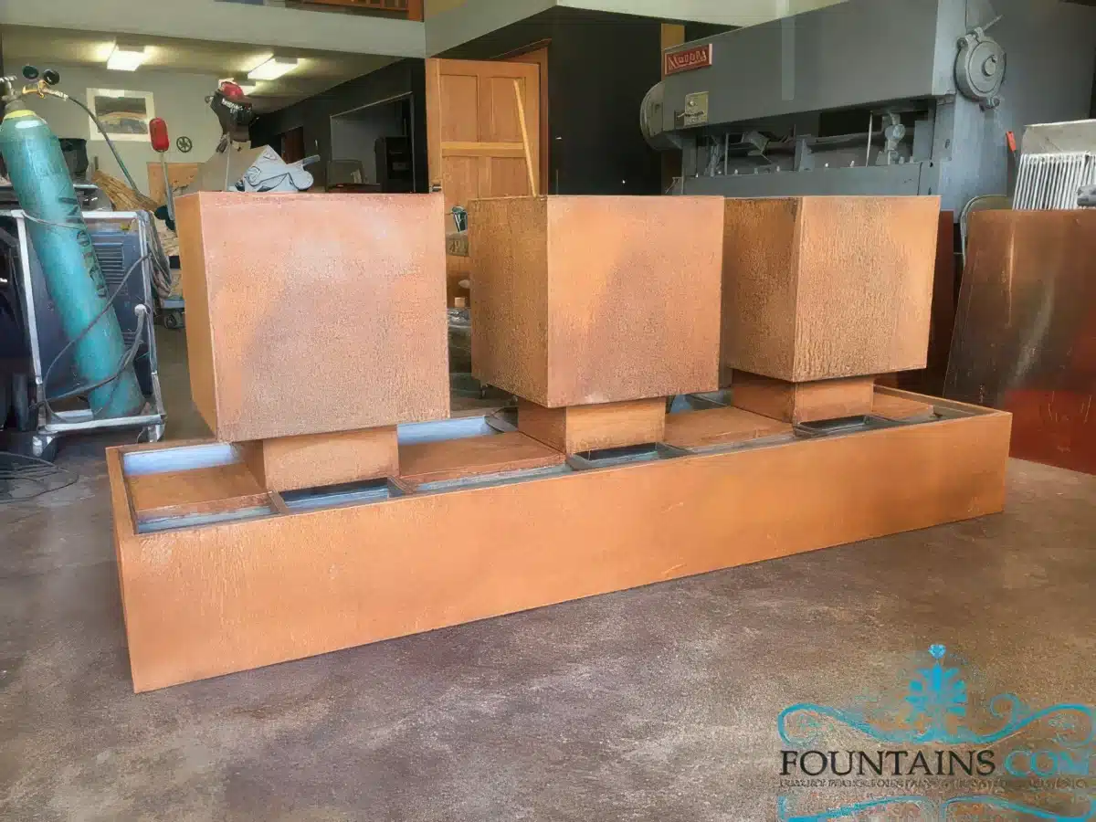 Triple Floating Cube Fountain1