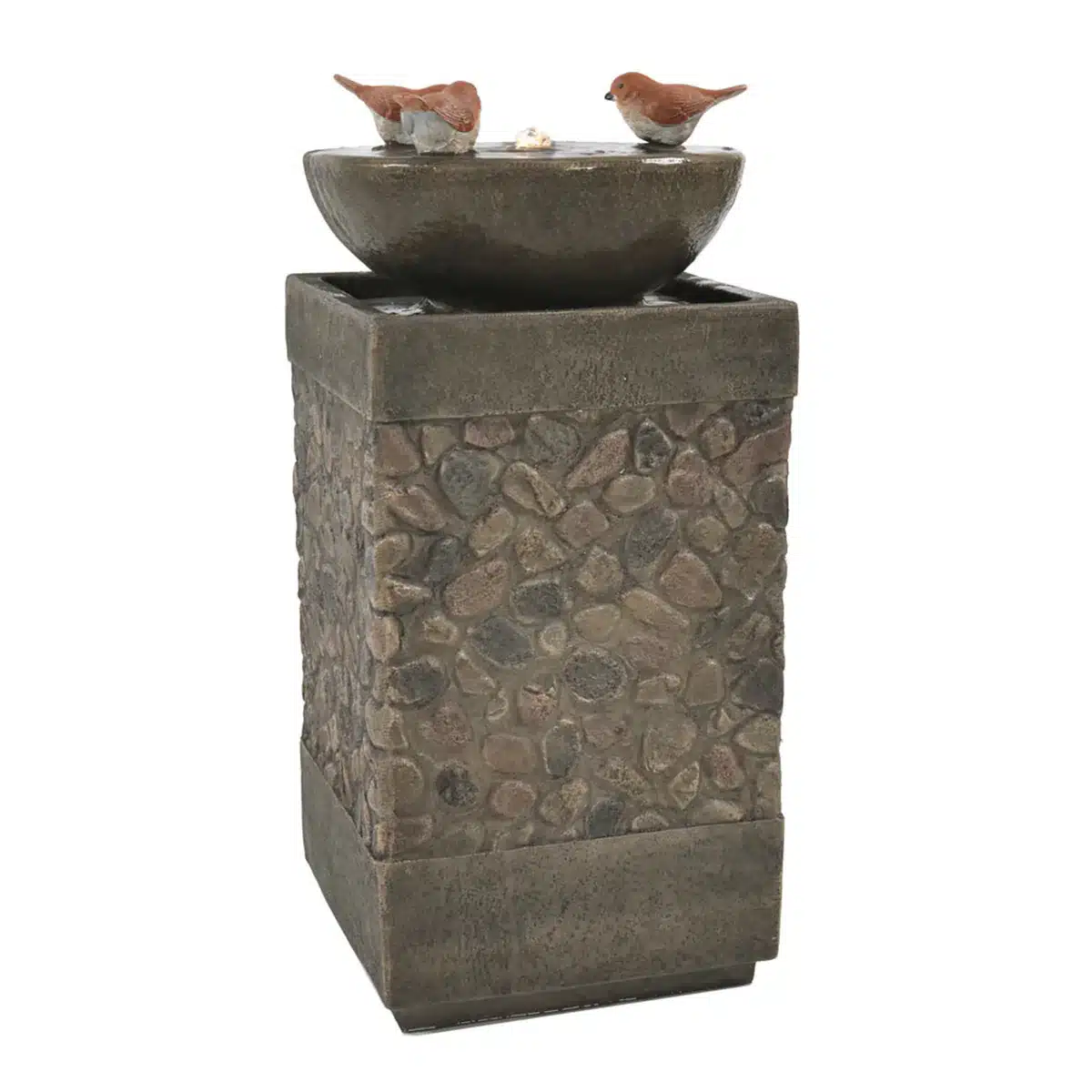 3 Bathing Birds Outdoor Bird Bath Fountain