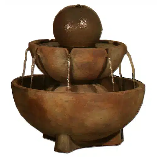 Large Sphere Stone Vessels Fountain