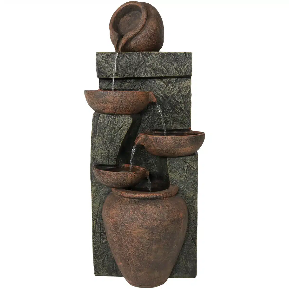 Cascading Earthenware Pottery Stream Fountain