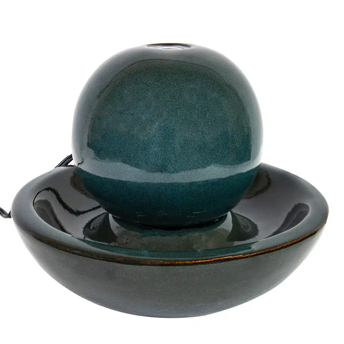 Indoor Ceramic Tabletop Water Fountain with Orb10